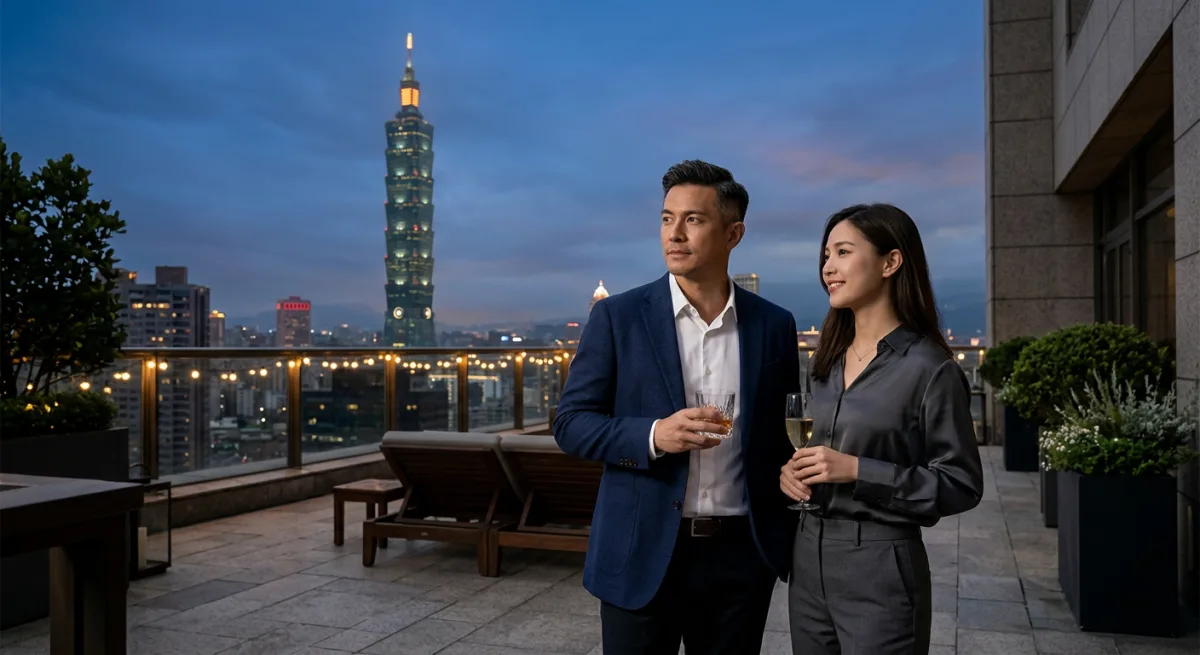 兩個人透過手機聊天